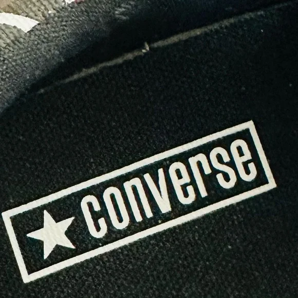 Black White  Low Top Converse - Picture 8 of 15